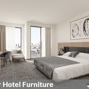 3 Star Hotel Bedroom Furniture Set